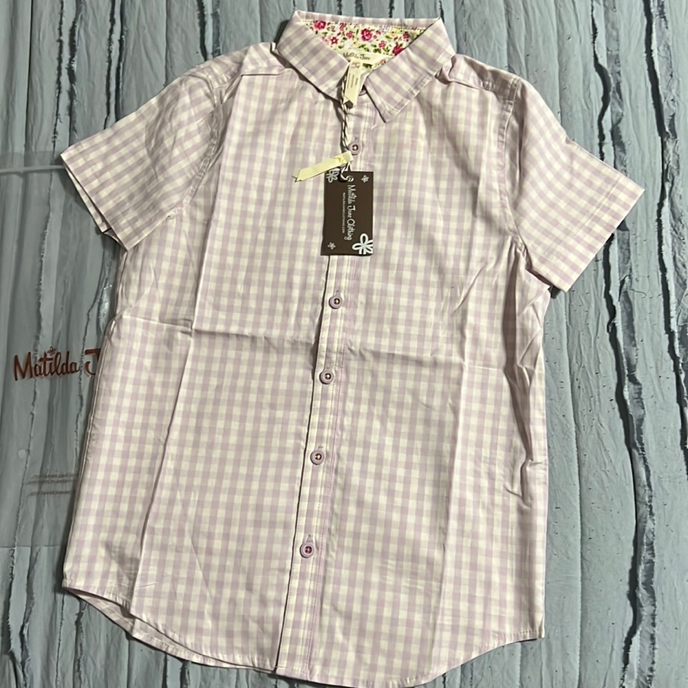 NWT- Boys Matilda Jane Button Down shirt size 8